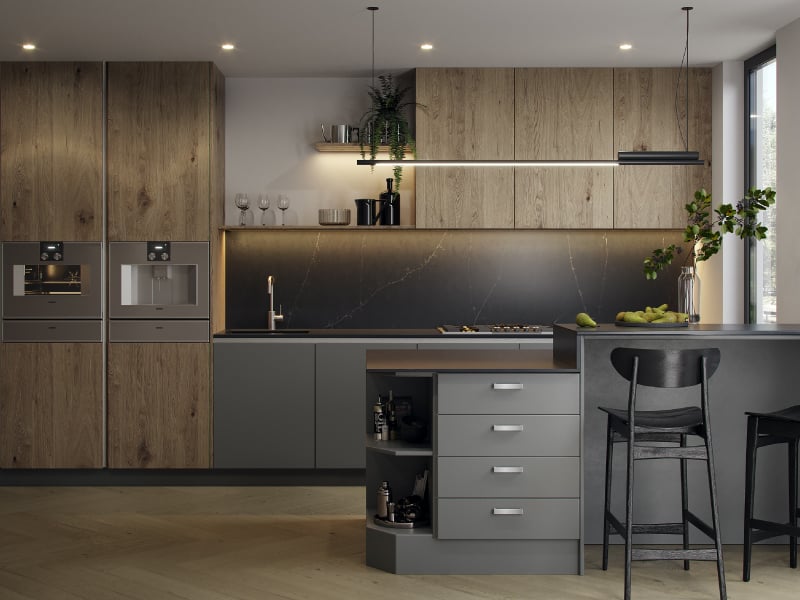 Dark Elegance Kitchen